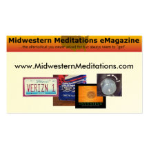 Mellanvästern- meditationar visitkort
