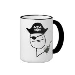 Meme för piratpokeransikte mugg muggar