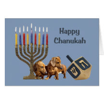 Menora Dreidel1 för taxChanukah kort