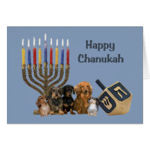 Menora Dreidel4 för taxChanukah kort