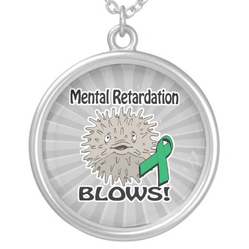 Mental Retardation blåser medvetenhetdesign Halsband