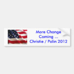 Mer ändrar kommande… Christie/Palin 2012 Bildekal