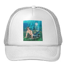 Mermanbaseballhatt Kepsar