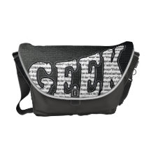 Messenger bag för GeekTechie formgivare