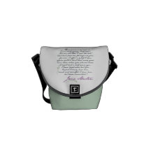 Messenger bag för Jane Austens övertalningcitation