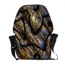Messenger bag för konst 2-9 för metall Sci-Fi