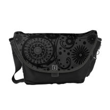 Messenger bag för Rickshaw nolla för svart & för g