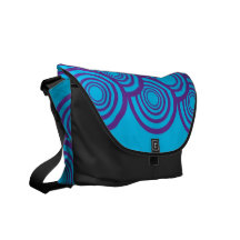 Messenger bag för ringar (lilor/blått)