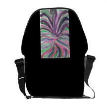 messenger bag i svart