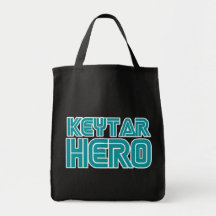 Mest wackiest bäst säljande för Keytar hjälteGamer Tote Bags