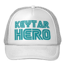 Mest wackiest bäst säljande för Keytar hjälteGamer Trucker Kepsar