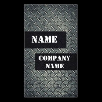 Metal card visitkort