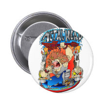 Metallhuvud Pins