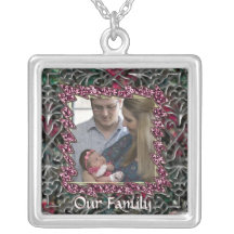 Metallram för fotodesign anpassningsbar halsband
