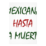 Mexicana Hasta La Muerte Anpassade Brevpapper