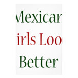 Mexicansk bättre flickaLook Anpassade Brevpapper