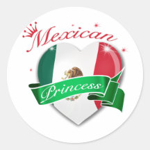 Mexicansk princess klistermärken