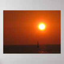 Mexicansk solnedgång print