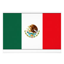 Mexicanska flaggaT-tröja och gåvor Inbjudningskort