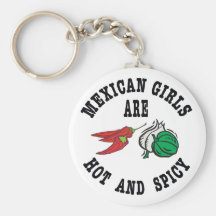 Mexicanska flickor är hoade & kryddiga nyckelringar