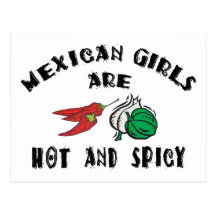 Mexicanska flickor är hoade & kryddiga vykort