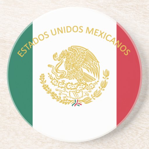 Mexicanskt presidents-, Mexico flagga Glasunderlägg