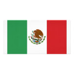 Mexico medborgareflagga fotokort mall