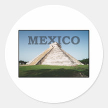 Mexico Rund Klistermärke