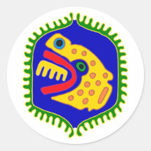 Mexiko Mexico jaguar Runde Sticker