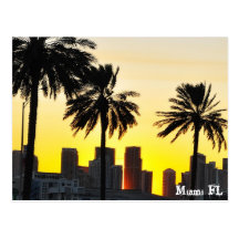 Miami FL Vykort