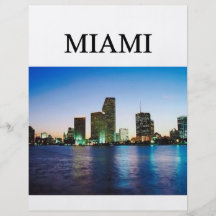 MIAMI florida Custom Flyer