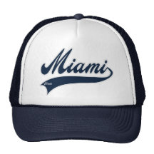 Miami Florida Mesh Kepsar