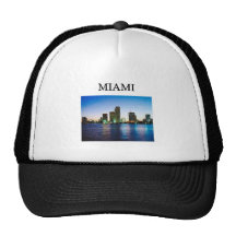 MIAMI florida Trucker Keps