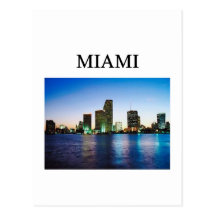 MIAMI florida Vykort