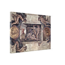 Michelangelo Buonarroti - skam och gyckel Canvasdukar Med Gallerikvalitet