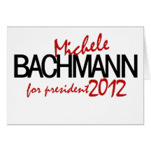 Michelle Bachmann 2012 Hälsnings Kort
