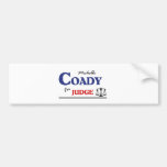 Michelle Coady för domare Bildekal