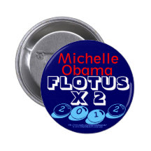 Michelle Obama FLOTUS X 2 jubileums- 2012 Nål