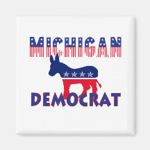 Michigan demokrat kylskåps magneter