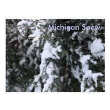 Michigan snö vykort
