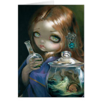 "Microcosm:  Sea Monsters" Greeting Card kort