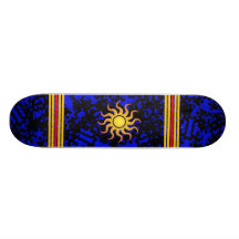 Midnatt solSkateboard