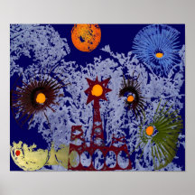 Midnatta Sun Print