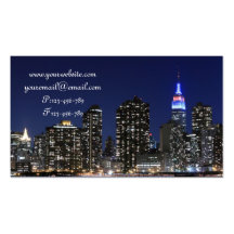 MidtownManhattan horisont, New York City Visit Kort