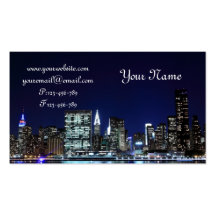 MidtownManhattan horisont, New York City Visitkort Mallar
