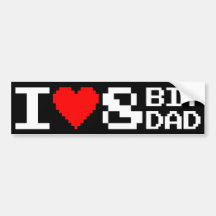 MIG <3 8BitDad Bildekaler
