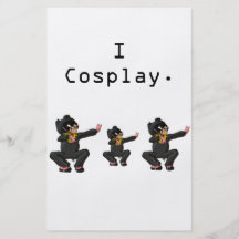 Mig Cosplay Flygblad Designs