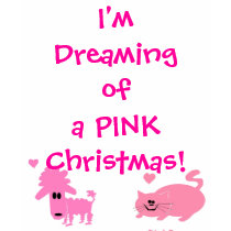 Mig drömma för förmiddag av rosa jul!