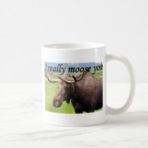 Mig egentligen älg dig: Alaskabo älg Kaffe Kopp