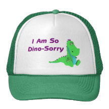 Mig för förmiddag Dino så ledsen Dinosaur Baseball Hat